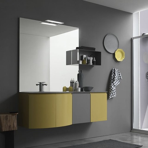 Mobile bagno curvo 140 - 140, cm