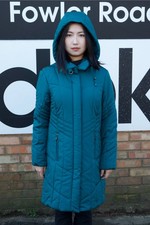 Cappotto lungo imbottito con