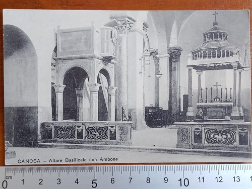 Canosa altare basilica - canosa, con