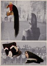 # CARABINIERI: I COPRICAPO -IN ALTO ELMO ATTUALE DA CORAZZIERE 1947 IN BASSO ..