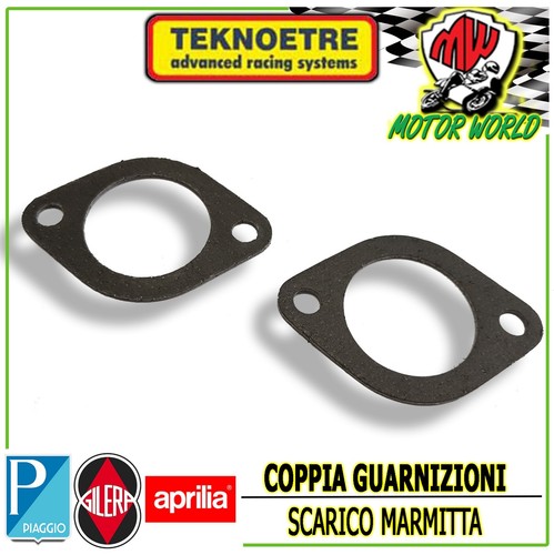 Coppia guarnizioni scarico - guarnizioni,