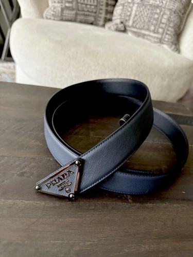 Cintura uomo prada triangolo - uomo,