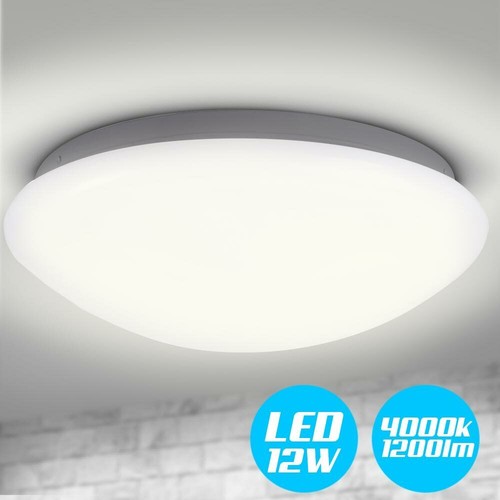 Plafoniera led rotonda 12w - plafoniera,