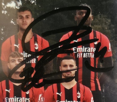 Milan autografi zlatan tonali - autografi,