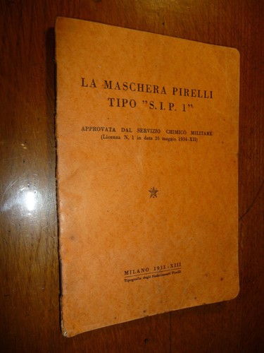 Maschera pirelli tipo - la,