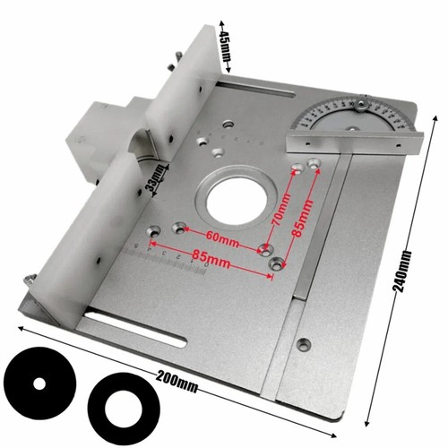 Piastra inserto tavolo router - piastra,