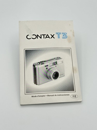 Contax manuale f e - f/e,