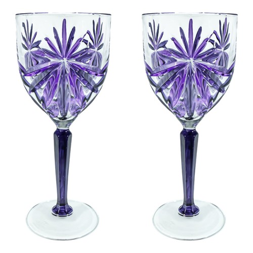 Coppia viola murano vino - di,