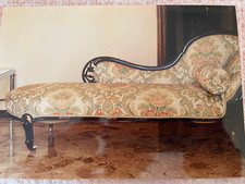 Meravigliosa dormeuse chise longue divano letto primo ’800 imbittita legno noce 