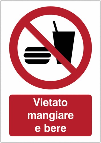 Cartello segnaletico vietato - segnaletico,