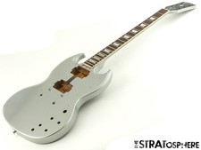 Gibson USA SG Modello Standard CORPO + COLLO, Mogano Nitro Silver Mist.