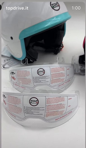 Casco omologato con - omologato, visiera