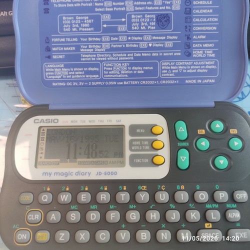 Agenda elettronica casio - agenda,