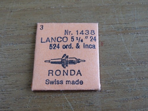 Montre axe balancier lanco - axe, de