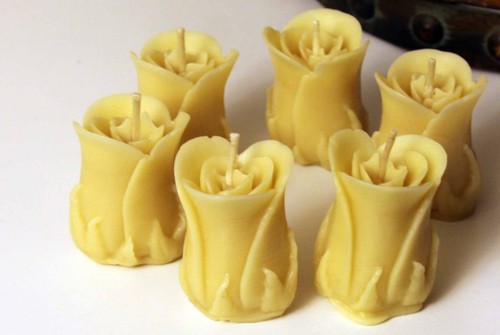 Candele fatte mano 100 pura - candele, 100%