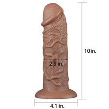 Black XXL 9" Huge Thick