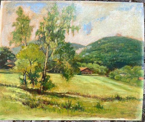 Dipinto olio paesaggio - dipinto,
