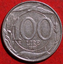 Italy 1993 100 Lire KM# 159