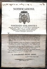 ZZ11-STATO PONTIFICIO-SANITA' OCULISTICA-AZIONI CONTRO  DIFFUSIONE MORBO DI NOJA