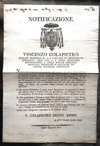 Zz11 stato pontificio sanita - zz11-stato, pontificio-sanita'