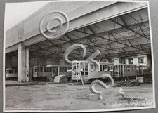 Fotografia d'epoca Officine Caproni Milano 1948 - Carrozze tramviarie montaggio