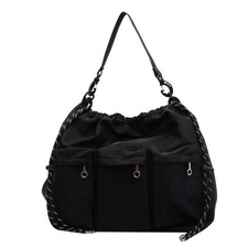 Borsa a tracolla in nylon alla