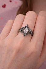 Squisito Set Anello Donna Nero