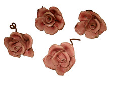 4 ANTICHI  FIORI IN PORCELLANA