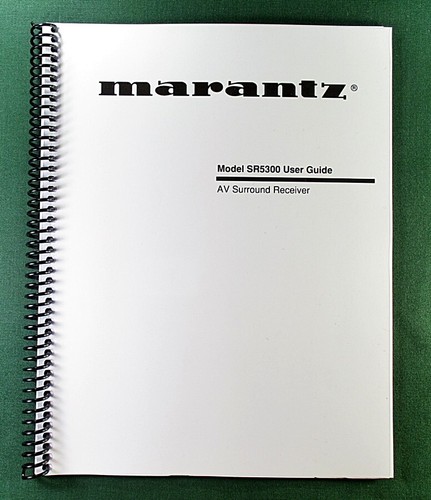 Marantz sr5300 manuale - marantz,