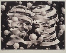 M.C. ESCHER: Amante Surrealista, Facsimile Firmato, 2008, 450ex