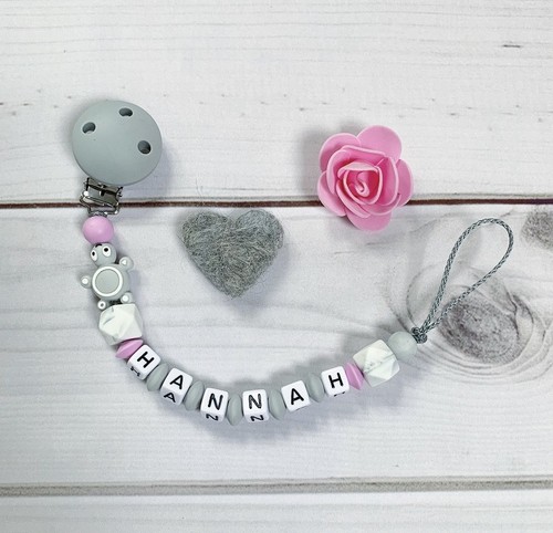 Nuckelkette bow pacifier chain - pacifier,