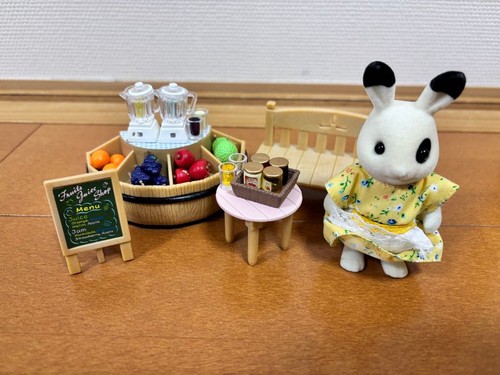 Sylvanian families juice shop - sylvanian,
