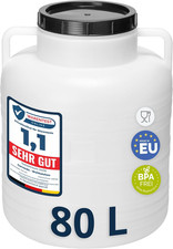 Bidone Plastica Bpa-Free Da 80