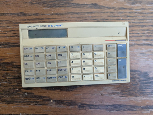 Texas instruments galaxy - ti-30,