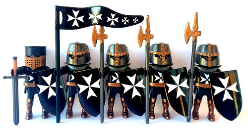 Playmobil cavalieri malta - 5,