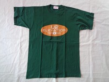 U2 ELEVATION TOUR 2001 T SHIRT  MAGLIETTA VINTAGE MAI INDOSSATA