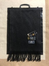 Sciarpa colore Grigio Antracite Mélange Made In Italy