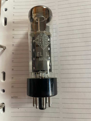 Valvole el34 telefunken - valvole,