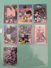 Yoroi Den Samurai Troopers I cinque Samurai 7 Cards Giapponesi Da Collezione 