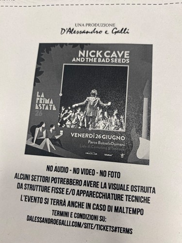 Nick cave and - nick,