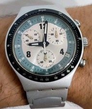 ? Orologio Swatch Chrono Irony ? Aluminium YCS4002 Outback Swiss Made??