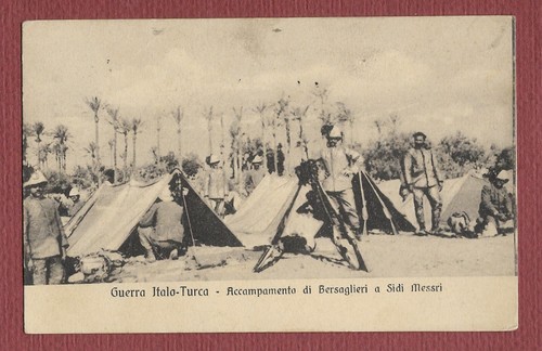 Cartolina guerra italo turca - italo,