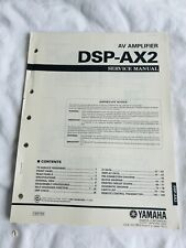 Yamaha DSP-AX2 Manuale di