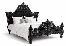 Letto Kingsize Barocco Nero