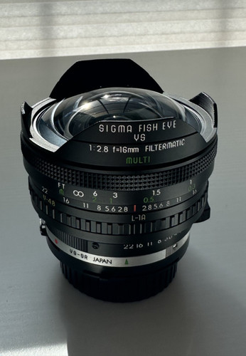 Sigma 2 8 fisheye - mm,