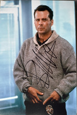 Bruce Willis Hand Signed Die