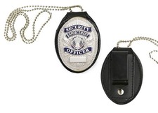 Clip-On in pelle nera