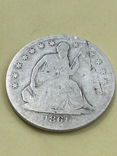 1861 mint seduto - s, liberty