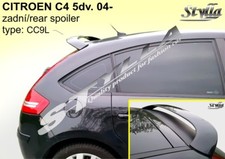 SPOILER TETTO POSTERIORE PORTELLONE CITROEN C4 5 PORTE ACCESSORI ALA