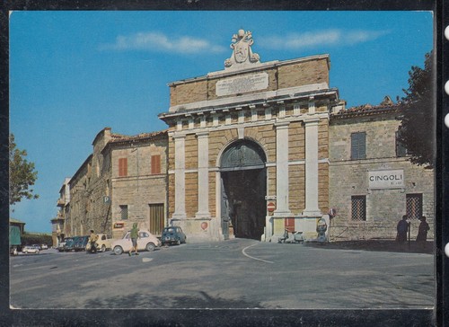 Cartolina cingoli porta pia - cingoli,